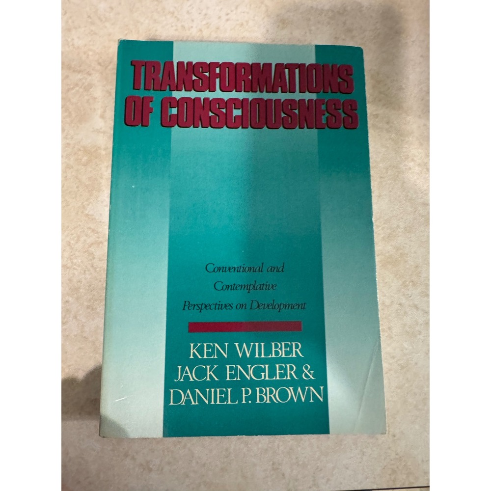 Transformations of Consciousness Ken Wilber Jack Engler Daniel P Brown 1986 Book